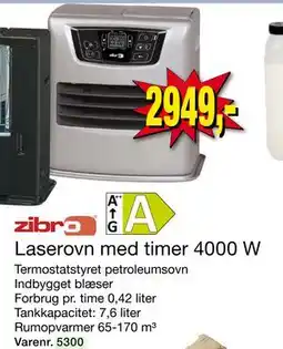 Harald Nyborg Laserovn med timer 4000 W, DKK 2949 tilbud