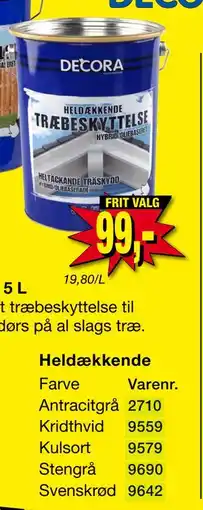 Harald Nyborg Træbeskyttelse 5 L, DKK 99 tilbud