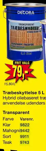Harald Nyborg Træbeskyttelse 5 L, DKK 79 tilbud