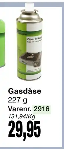 Harald Nyborg Gasdåse, DKK 29.95 tilbud