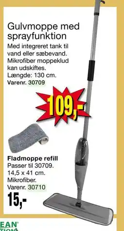 Harald Nyborg Gulvmoppe med sprayfunktion, DKK 109 tilbud