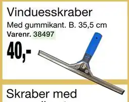 Harald Nyborg Vinduesskraber, DKK 40 tilbud
