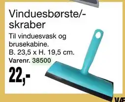 Harald Nyborg Vinduesbørste/skraber, DKK 22 tilbud