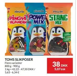 Nielsen's Discount TOMS SLIKPOSER, DKK 38 tilbud