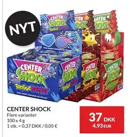 Nielsen's Discount CENTER SHOCK, DKK 37 tilbud