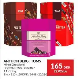 Nielsen's Discount ANTHON BERG | TOMS, DKK 165 tilbud