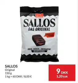 Nielsen's Discount SALLOS Original, DKK 9 tilbud