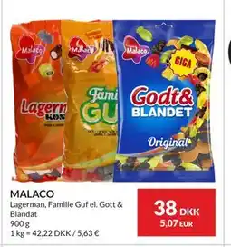 Nielsen's Discount MALACO, DKK 38 tilbud