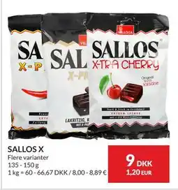 Nielsen's Discount SALLOS X, DKK 9 tilbud