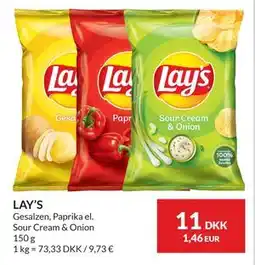 Nielsen's Discount LAY’S, DKK 11 tilbud