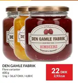 Nielsen's Discount DEN GAMLE FABRIK, DKK 22 tilbud
