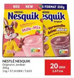 Nielsen's Discount NESTLÉ NESQUIK, DKK 20 tilbud