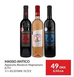 Nielsen's Discount MASSO ANTICO, DKK 49 tilbud