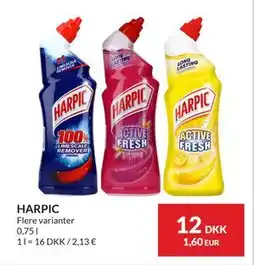 Nielsen's Discount HARPIC, DKK 12 tilbud