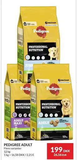 Nielsen's Discount PEDIGREE ADULT, DKK 199 tilbud
