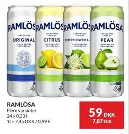 Nielsen's Discount RAMLÖSA, DKK 59 tilbud
