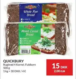 Nielsen's Discount QUICKBURY, DKK 15 tilbud