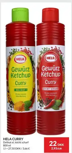 Nielsen's Discount HELA CURRY, DKK 22 tilbud