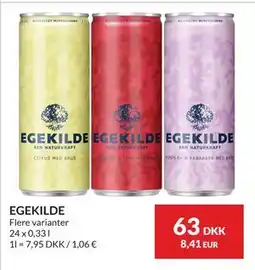 Nielsen's Discount EGEKILDE, DKK 63 tilbud
