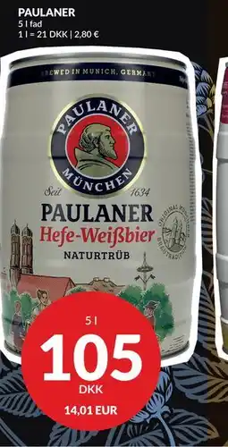 Nielsen's Discount PAULANER, DKK 105 tilbud
