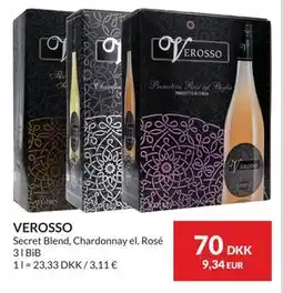 Nielsen's Discount VEROSSO, DKK 70 tilbud