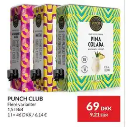 Nielsen's Discount PUNCH CLUB, DKK 69 tilbud