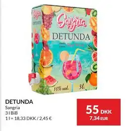 Nielsen's Discount DETUNDA, DKK 55 tilbud
