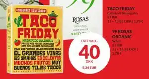 Nielsen's Discount TACO FRIDAY, DKK 40 tilbud