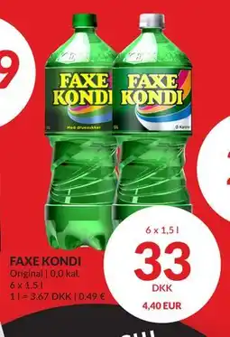 Nielsen's Discount FAXE KONDI, DKK 33 tilbud