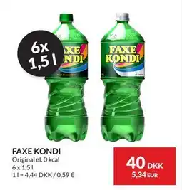 Nielsen's Discount FAXE KONDI, DKK 40 tilbud
