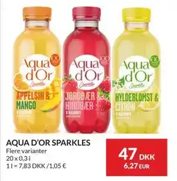 Nielsen's Discount AQUA D'OR SPARKLES, DKK 47 tilbud