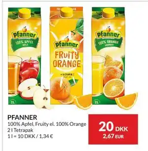 Nielsen's Discount PFANNER, DKK 20 tilbud