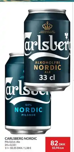 Nielsen's Discount CARLSBERG NORDIC, DKK 82 tilbud