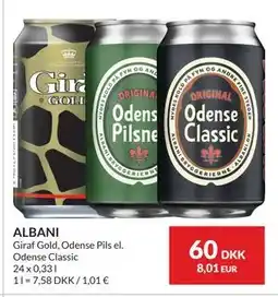 Nielsen's Discount ALBANI, DKK 60 tilbud