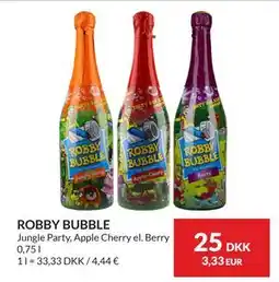 Nielsen's Discount ROBBY BUBBLE, DKK 25 tilbud