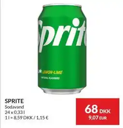 Nielsen's Discount SPRITE, DKK 68 tilbud