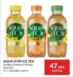 Nielsen's Discount AQUA D'OR ICE TEA, DKK 47 tilbud