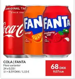 Nielsen's Discount COLA | FANTA, DKK 68 tilbud