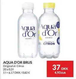 Nielsen's Discount AQUA D'OR BRUS, DKK 37 tilbud