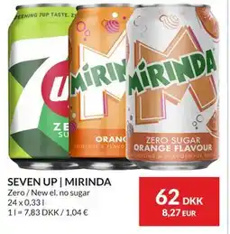 Nielsen's Discount SEVEN UP | MIRINDA, DKK 62 tilbud