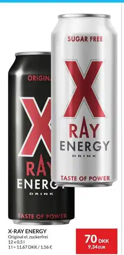 Nielsen's Discount X-RAY ENERGY, DKK 70 tilbud
