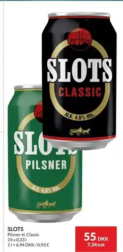 Nielsen's Discount SLOTS, DKK 55 tilbud