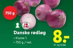 Lidl Danske rødløg, DKK 8 tilbud