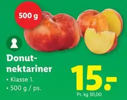 Lidl Donutnektariner, DKK 15 tilbud