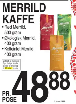 ABC Lavpris MERRILD KAFFE tilbud