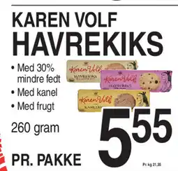 ABC Lavpris KAREN VOLF HAVREKIKS tilbud