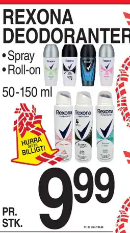 ABC Lavpris REXONA DEODORANTER tilbud