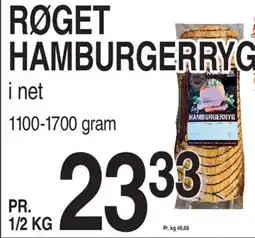 ABC Lavpris RØGET HAMBURGERRYG tilbud
