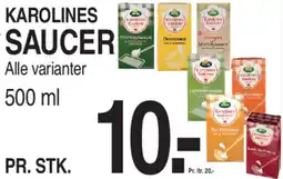 ABC Lavpris KAROLINES SAUCER tilbud