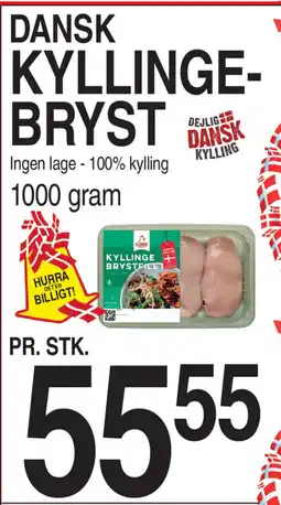 ABC Lavpris DANSK KYLLINGE- BRYST tilbud